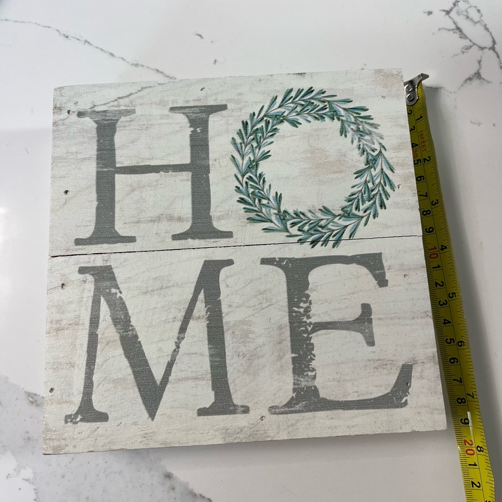 This is a solidly made *HOME*  wall decor! Solid wood no particle wood.